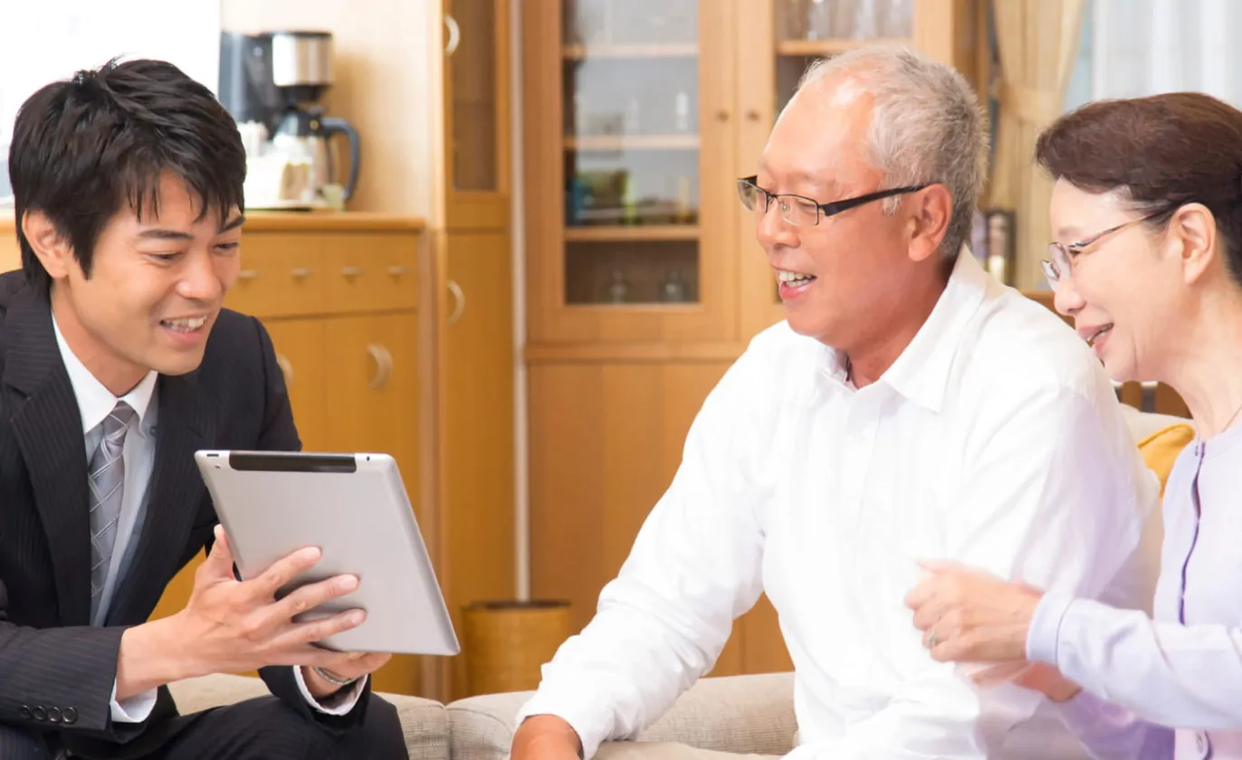 専門家が直接ご家族に説明に伺うことも可能です